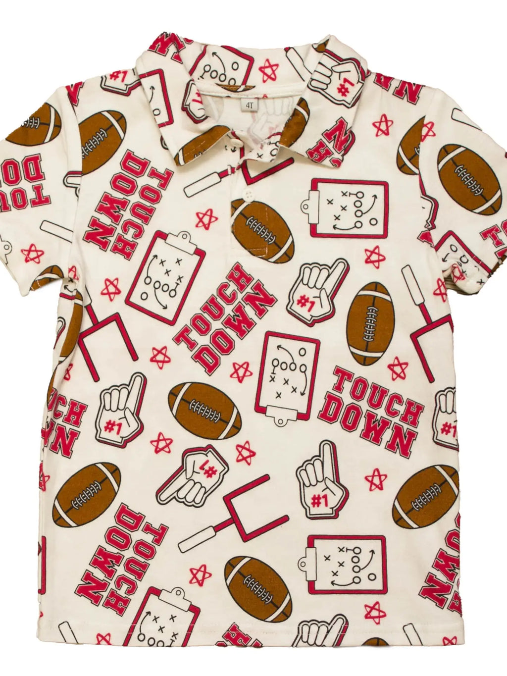 Boy's Royal Touchdown Kid Polo