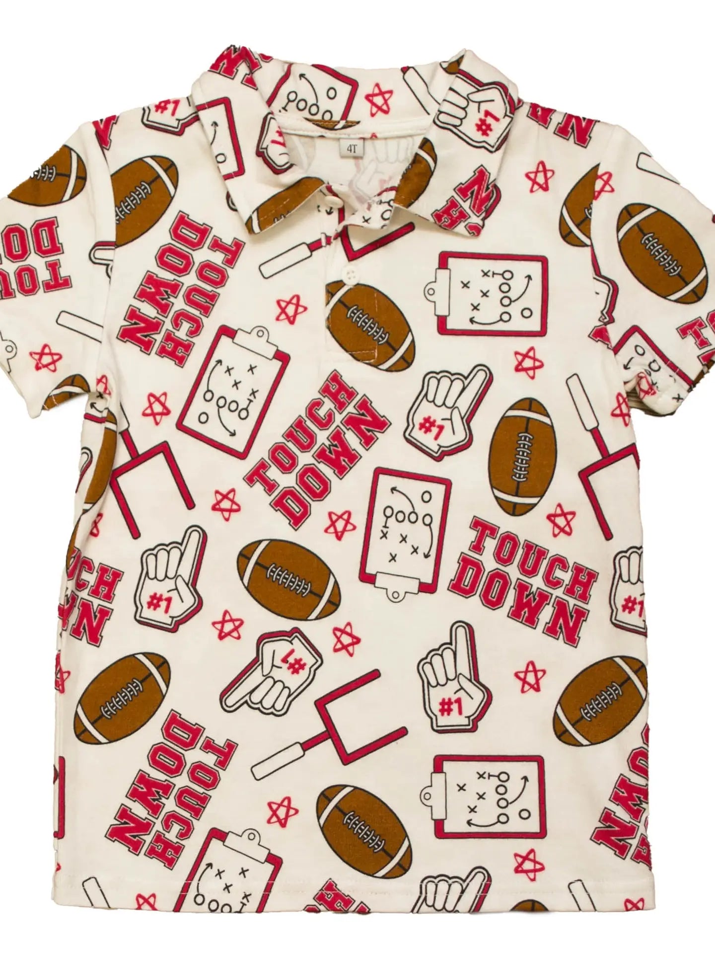 Boy's Royal Touchdown Kid Polo