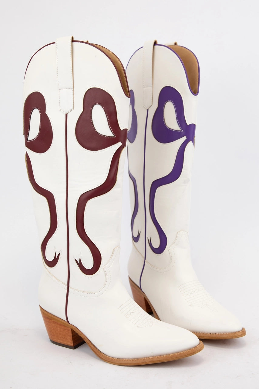 Croquette Bow Western Boots PRE ORDER