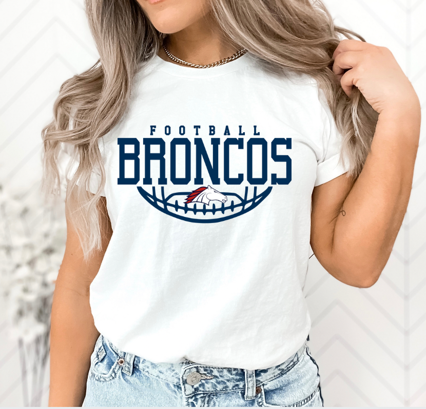 Broncos Football Vintage Design