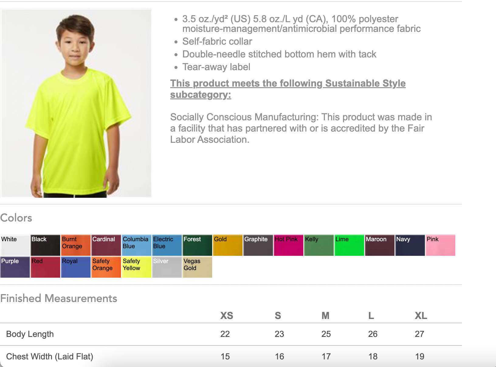 Performance Tee Custom Design