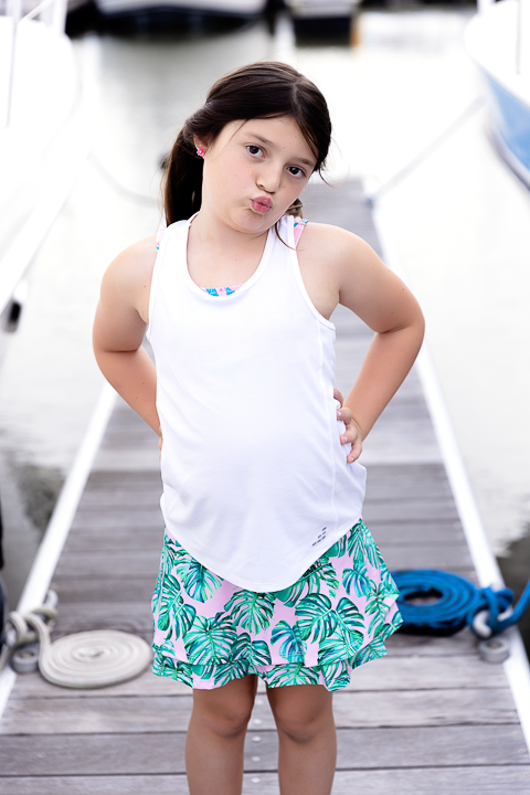 Palm Beach Tennis Skirt Mommy & Me