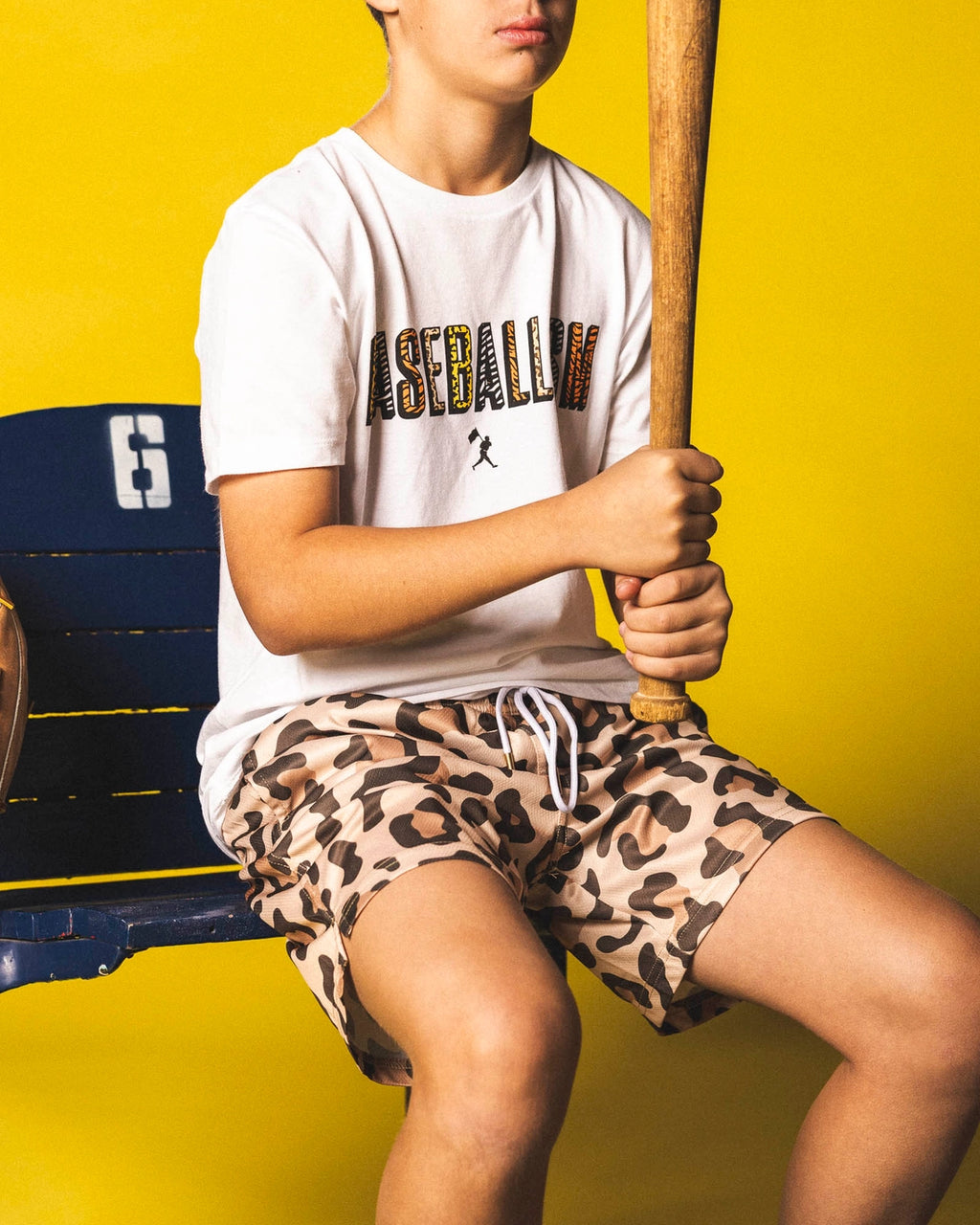 Wild Pitch Diamond Air Mesh Shorts -Leopard
