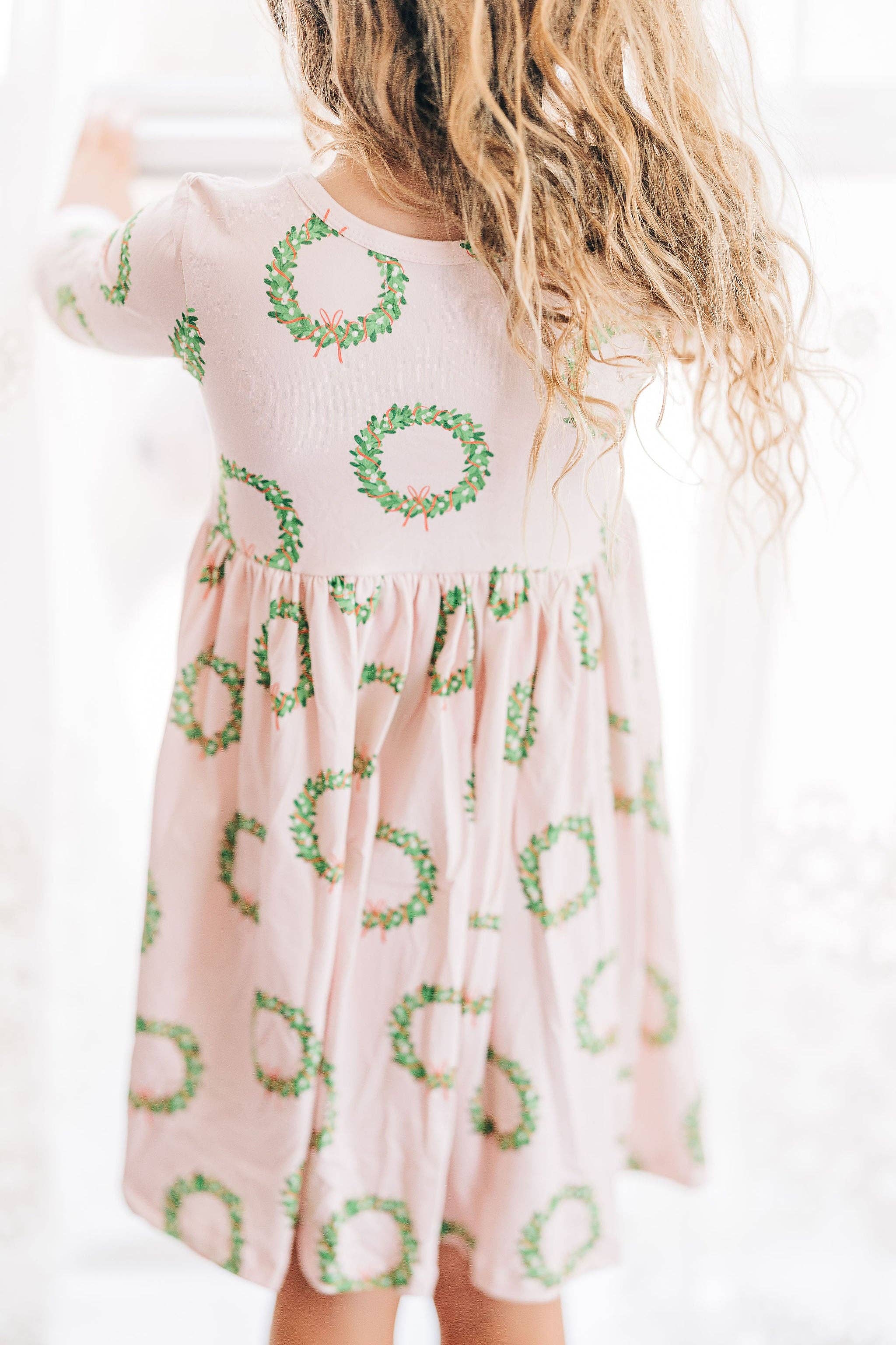 Twirl Dress - Pink Wreath: 8