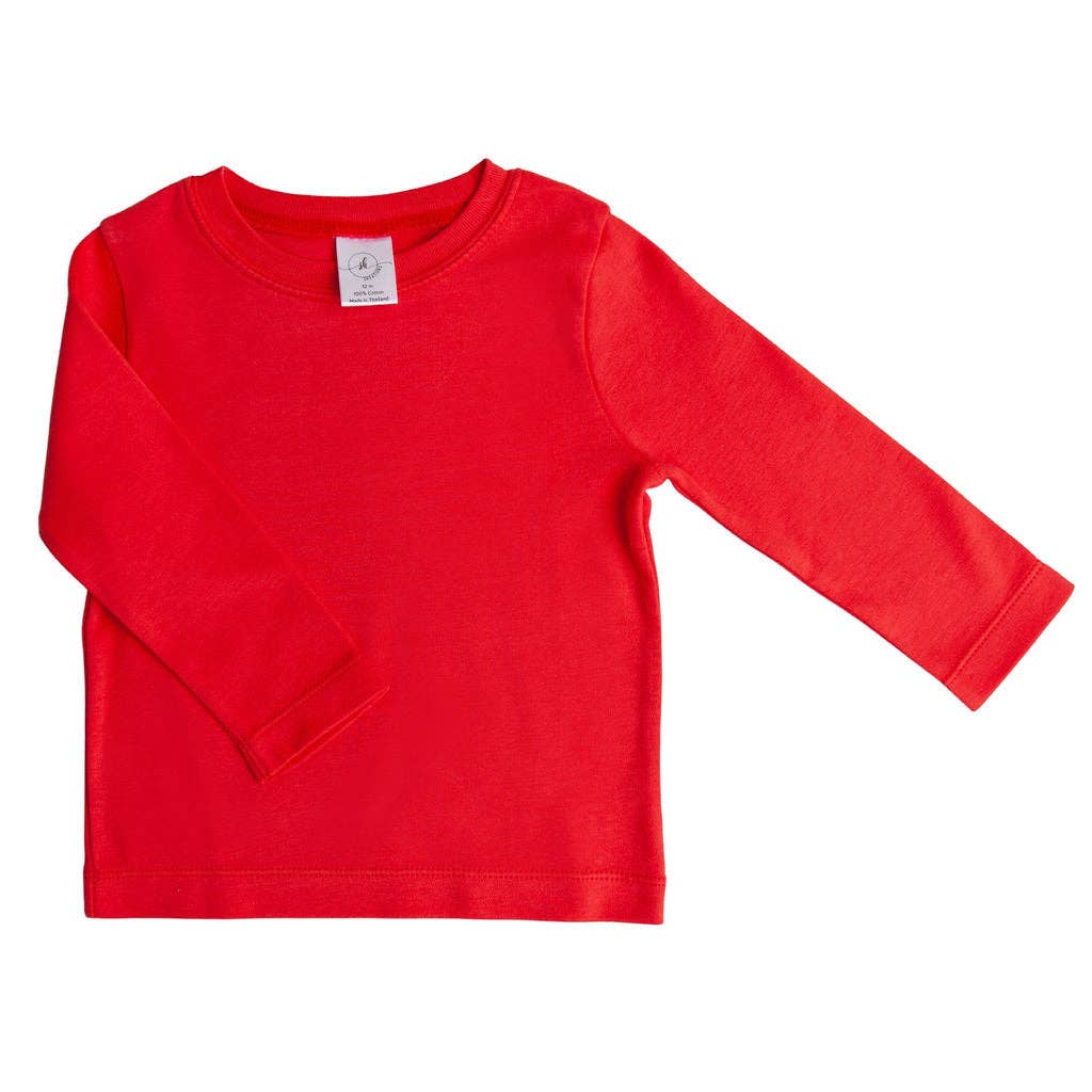Long Sleeve Shirt: Red / 4