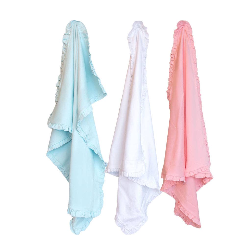 Ruffle Blanket: Mint