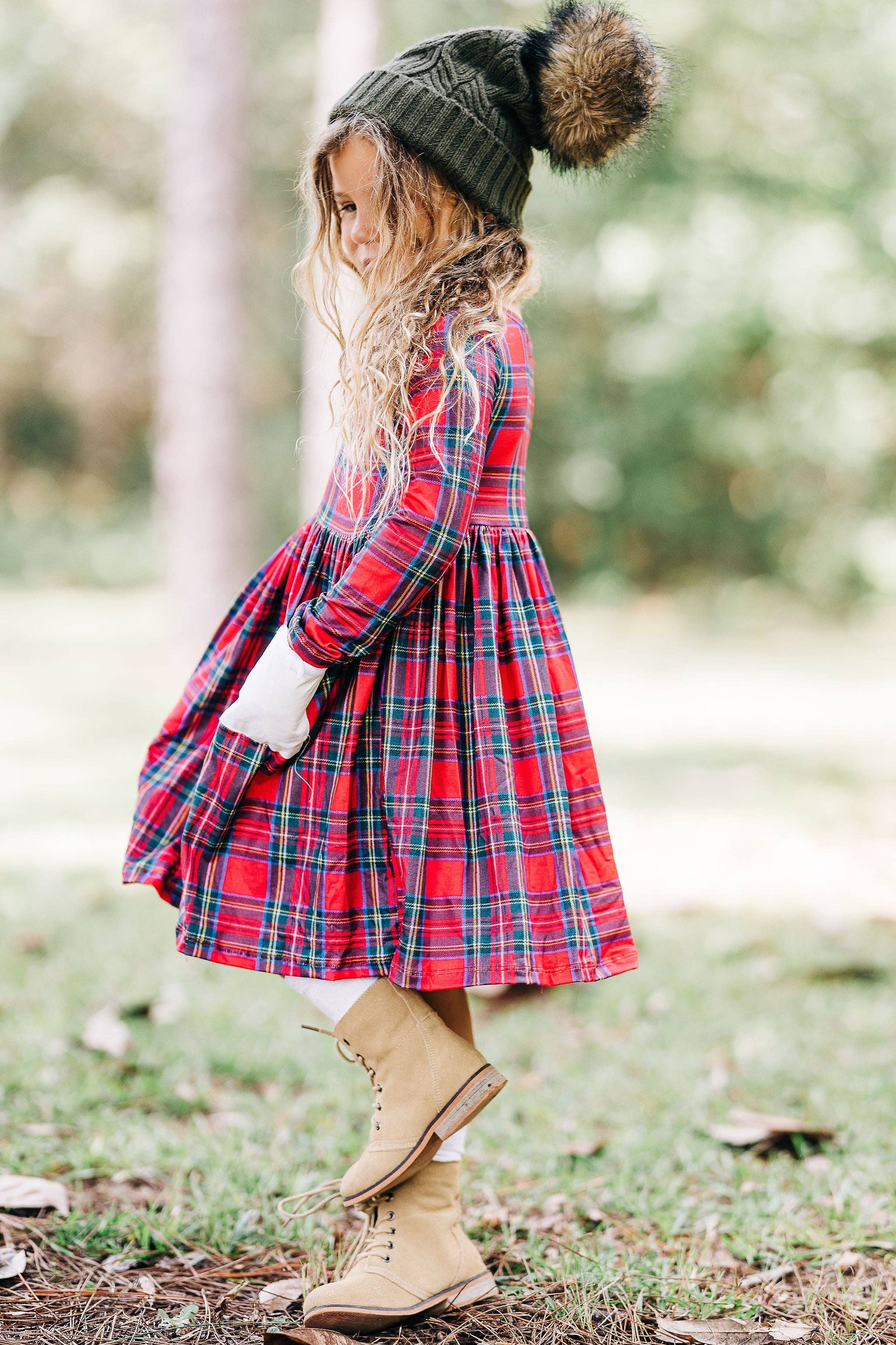 Twirl Dress - Tartan