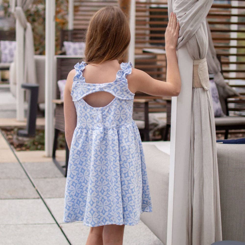 Mommy & Me Jacquard Tank Dress - Spanish Indigo: SM