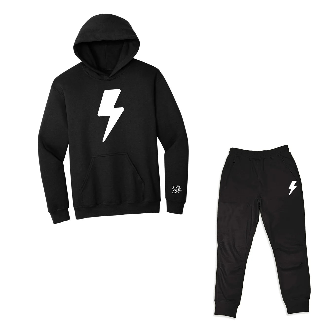 Baseball Lifestyle Black Bolt Joggers
