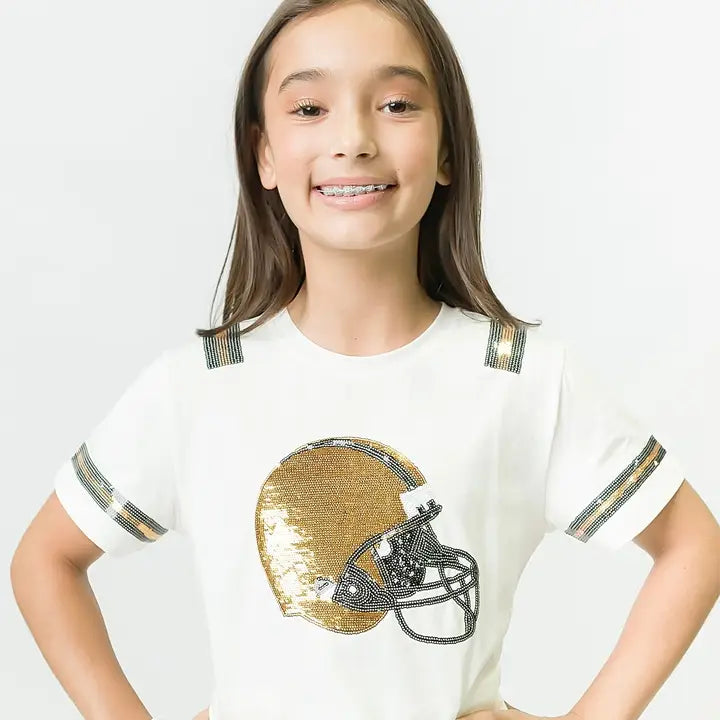 Sequin Helmet Top