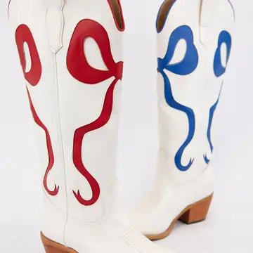 Croquette Bow Western Boots PRE ORDER