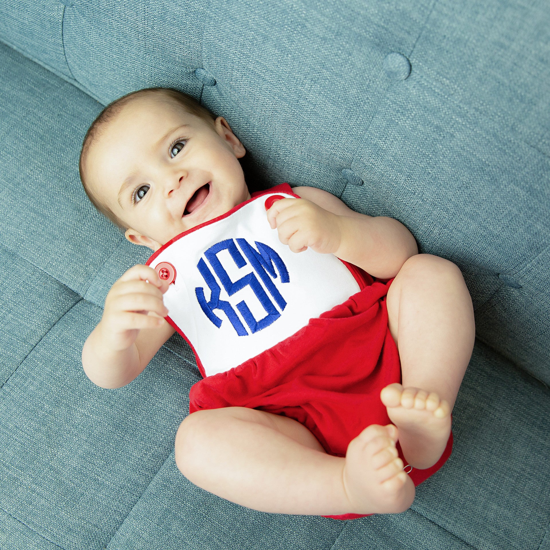 Boy's Cotton Knit Sunsuit