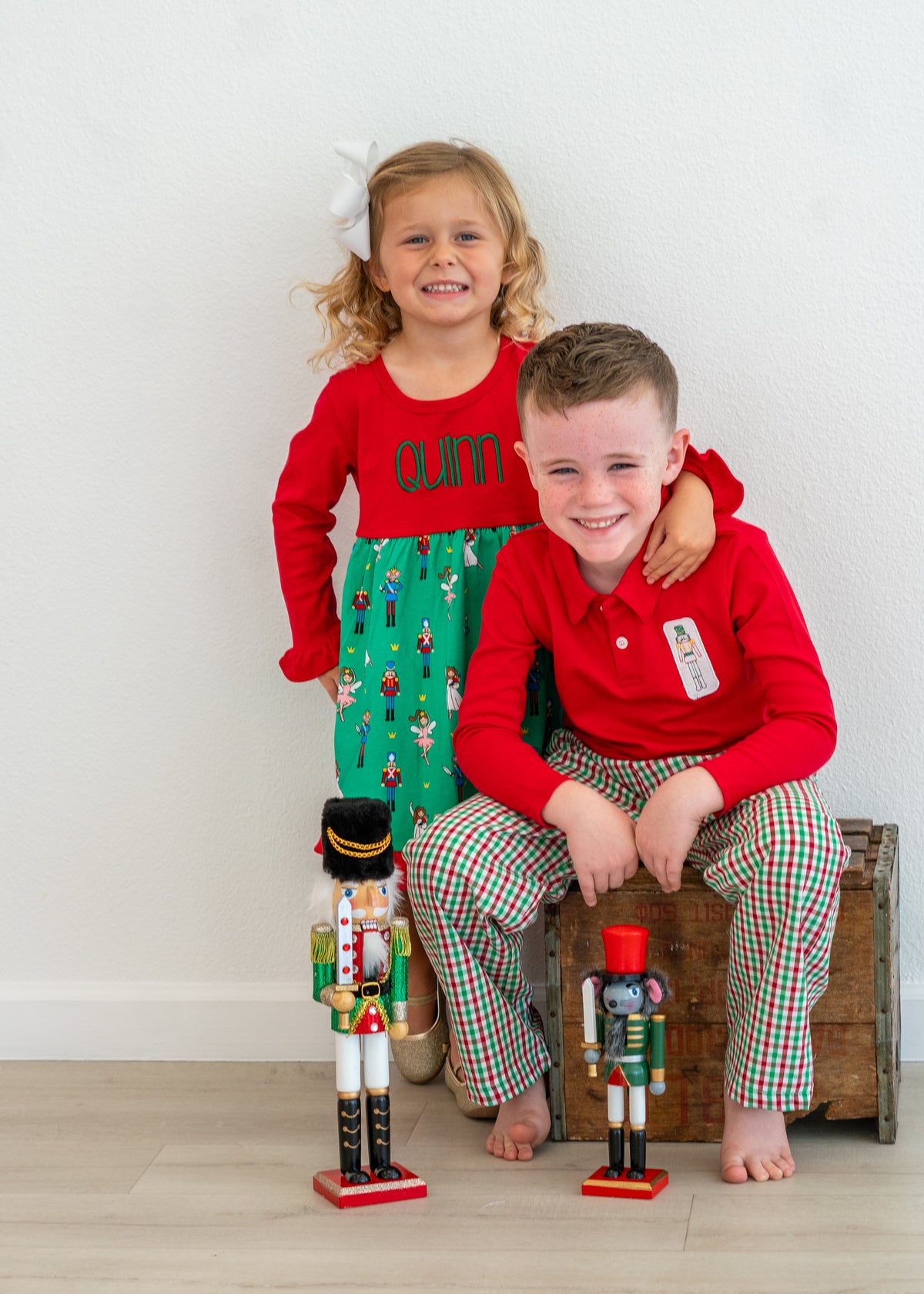 Boys Holiday Classic Corduroy/ Gingham  Pants