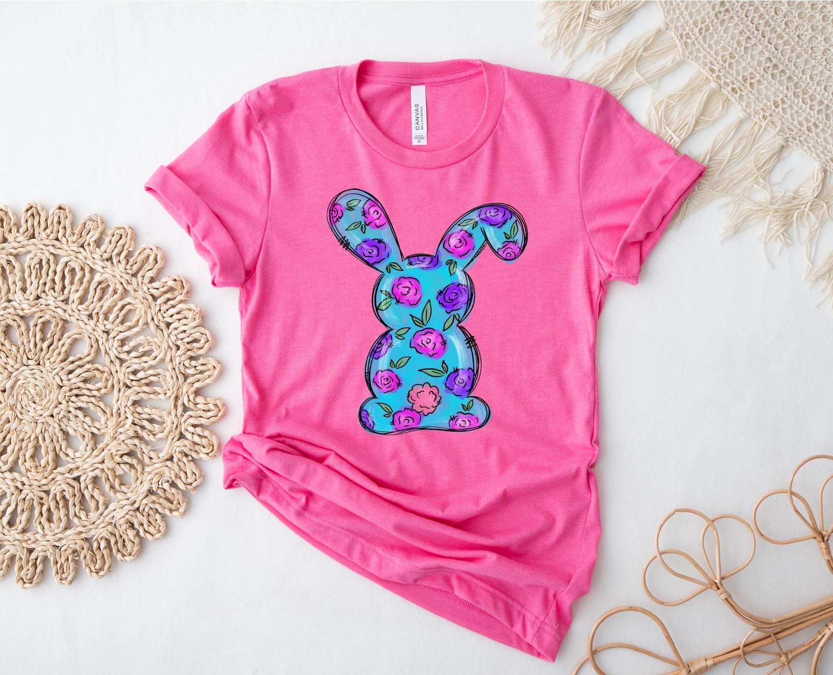 Floral Bunny Tee