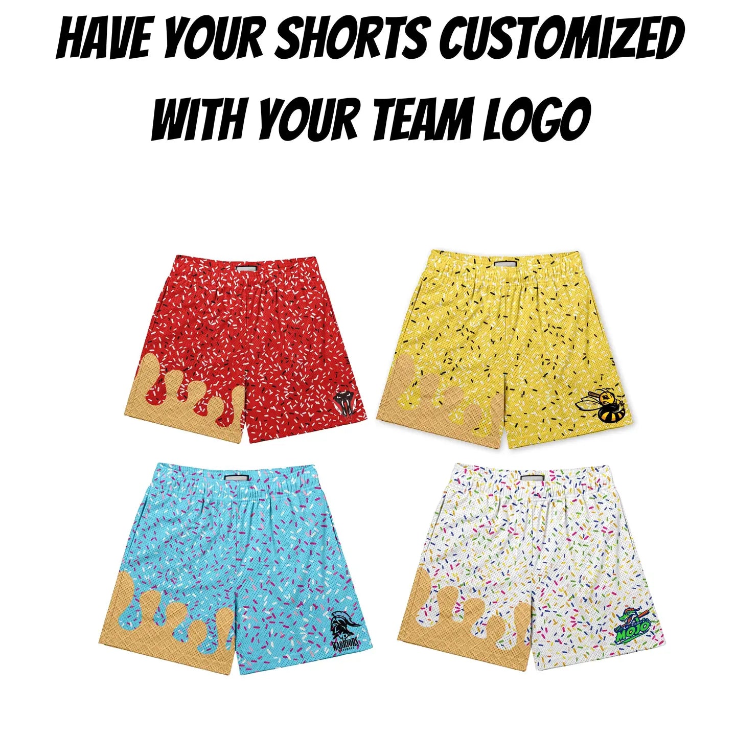 Baller lifestyle Baseball Drip Shorts (Customize With Your Own Logo)