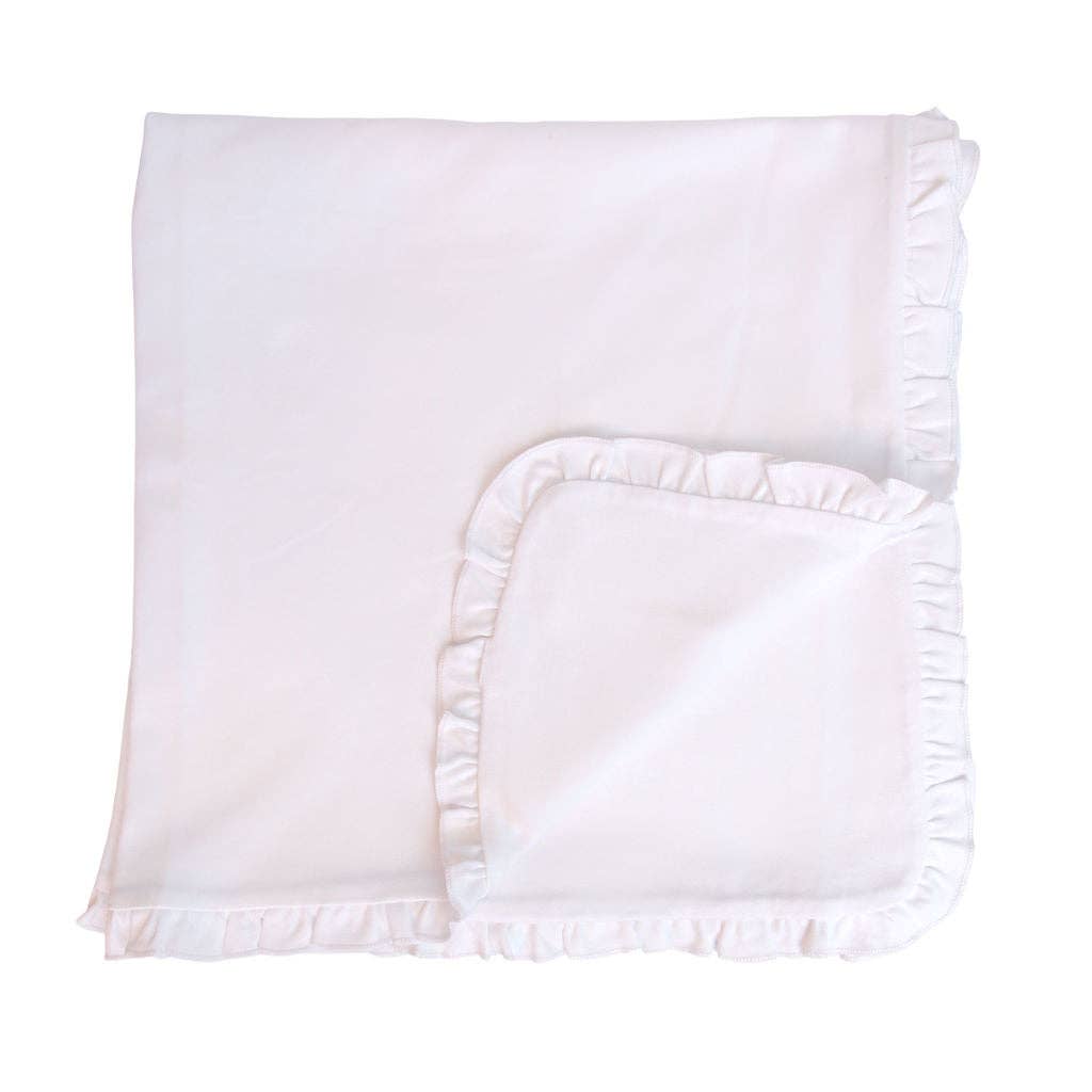 Ruffle Blanket: Mint