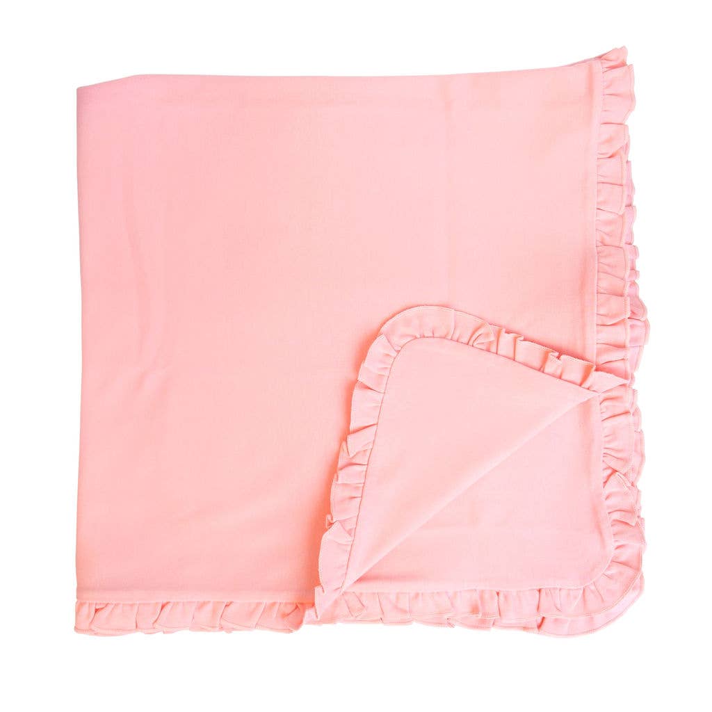 Ruffle Blanket: Mint