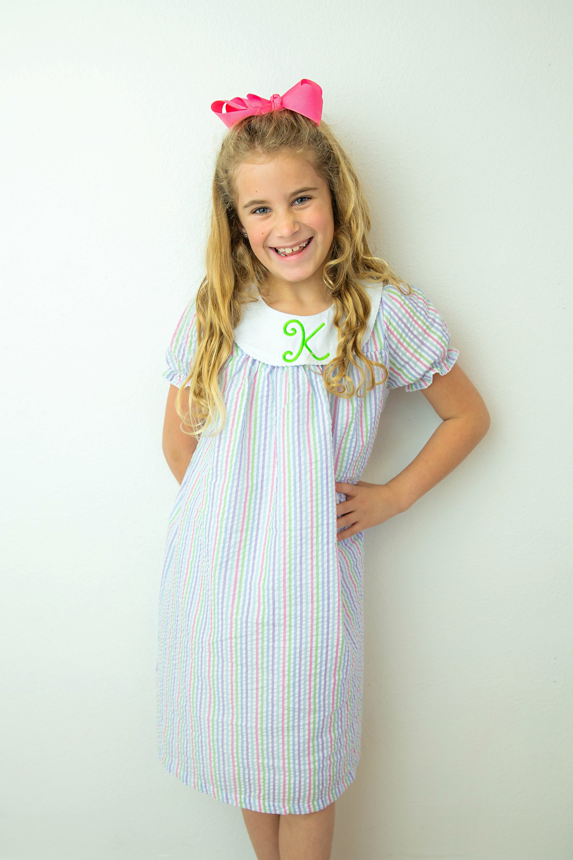 Girl's Seersucker Dress