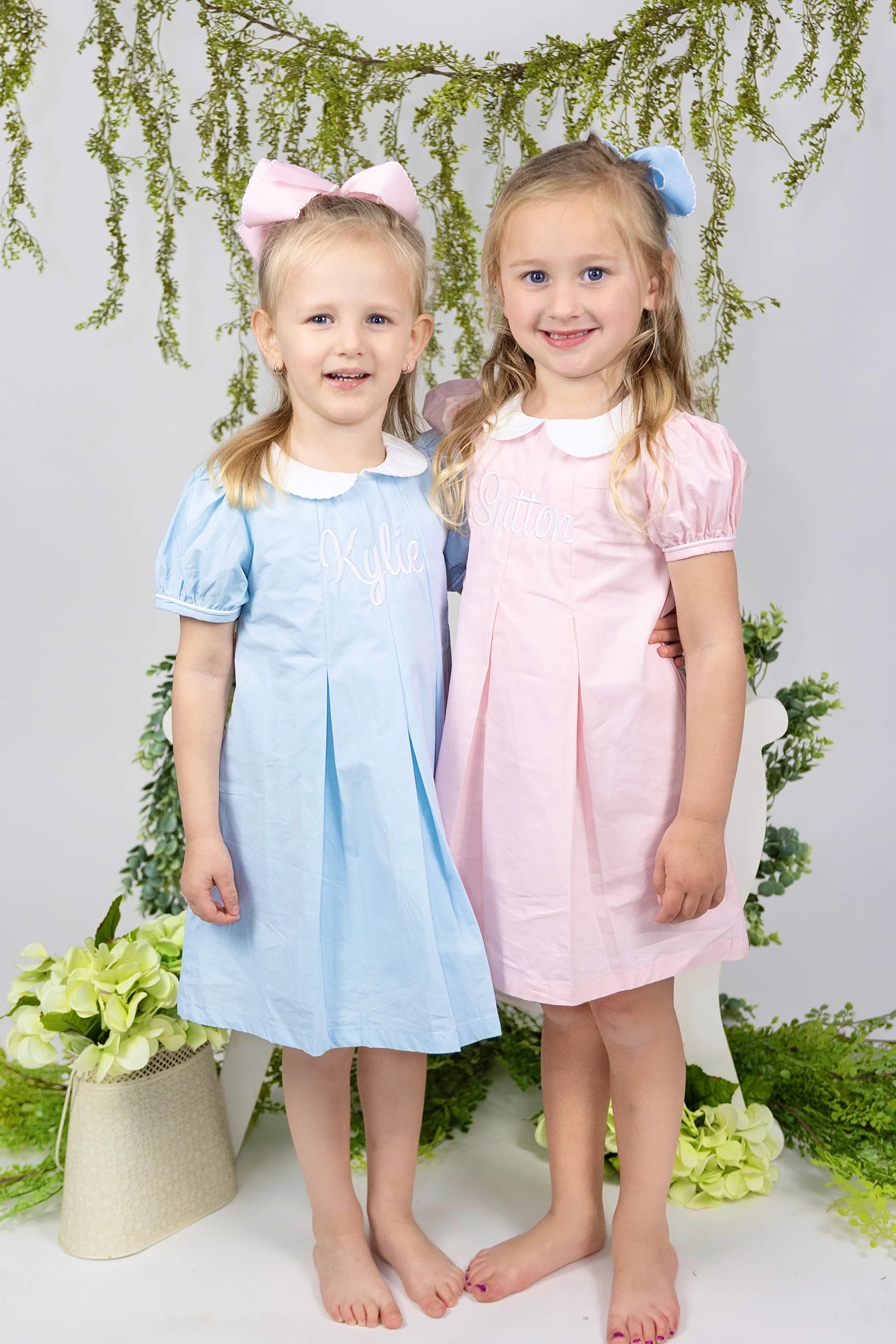 Pleated Peter Pan Collar Dress