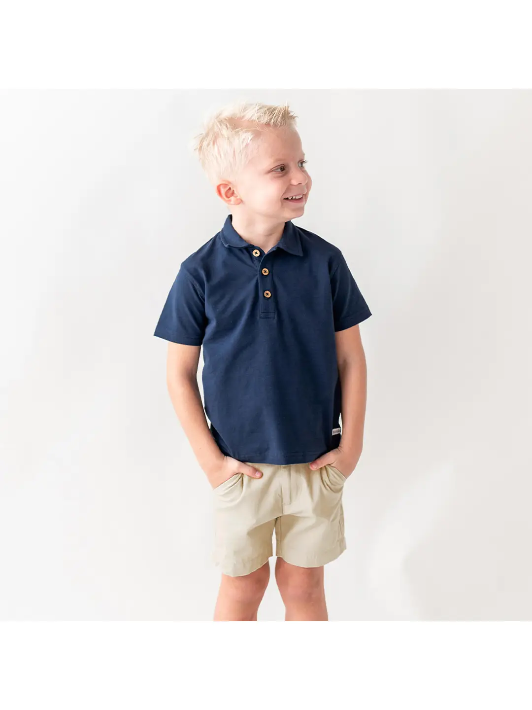 Dark Navy Short Sleeve Polo