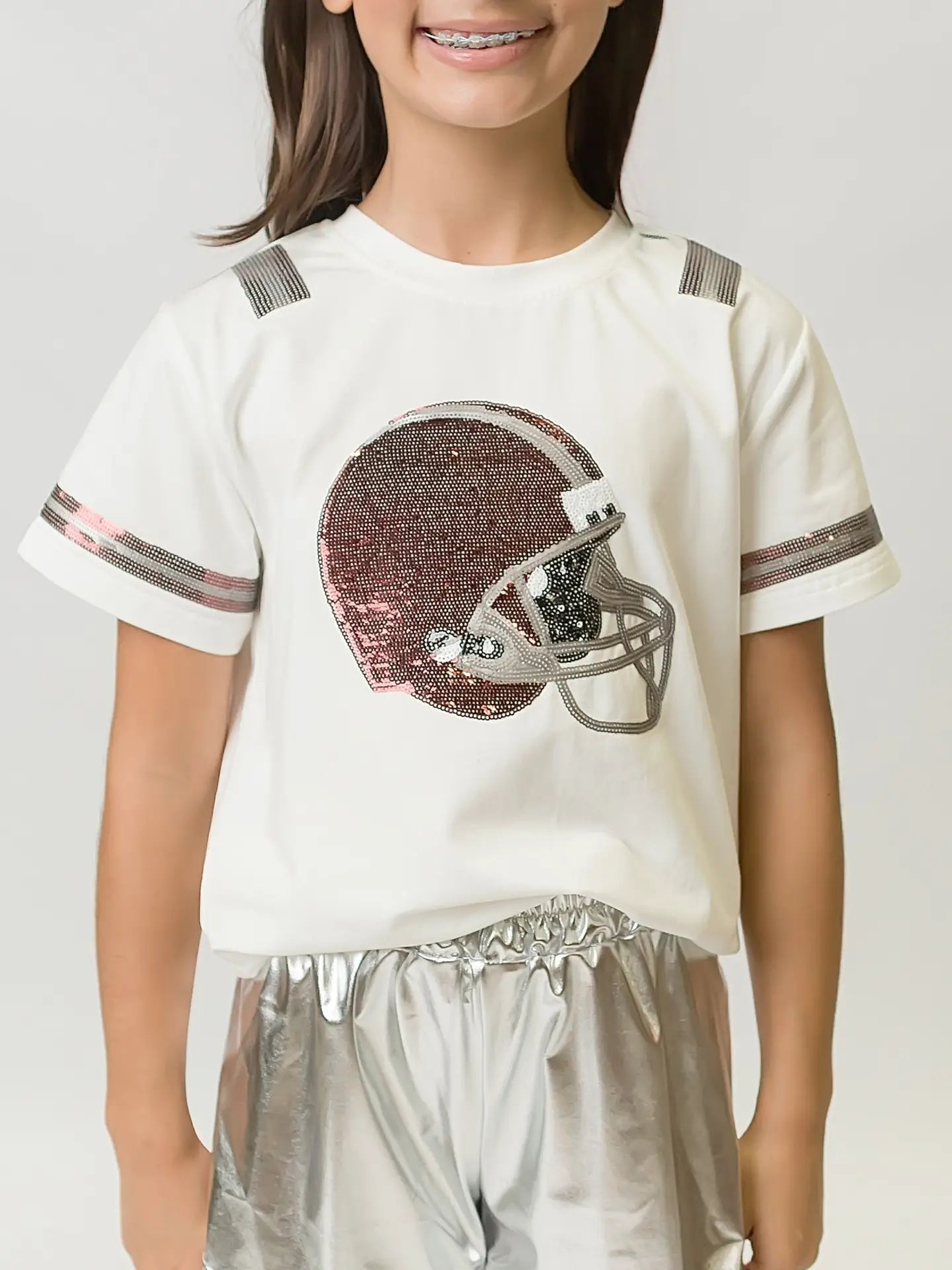 Sequin Helmet Top