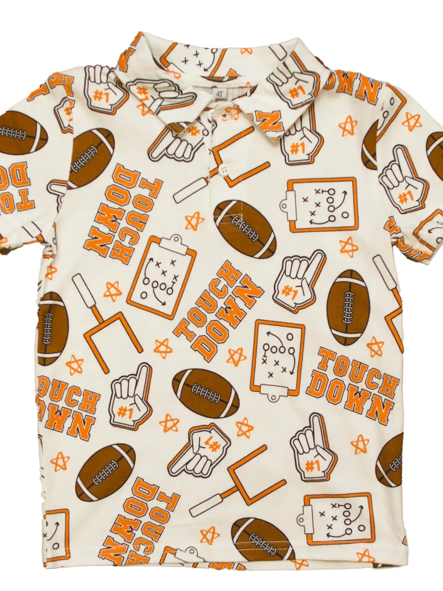 Boy's Royal Touchdown Kid Polo