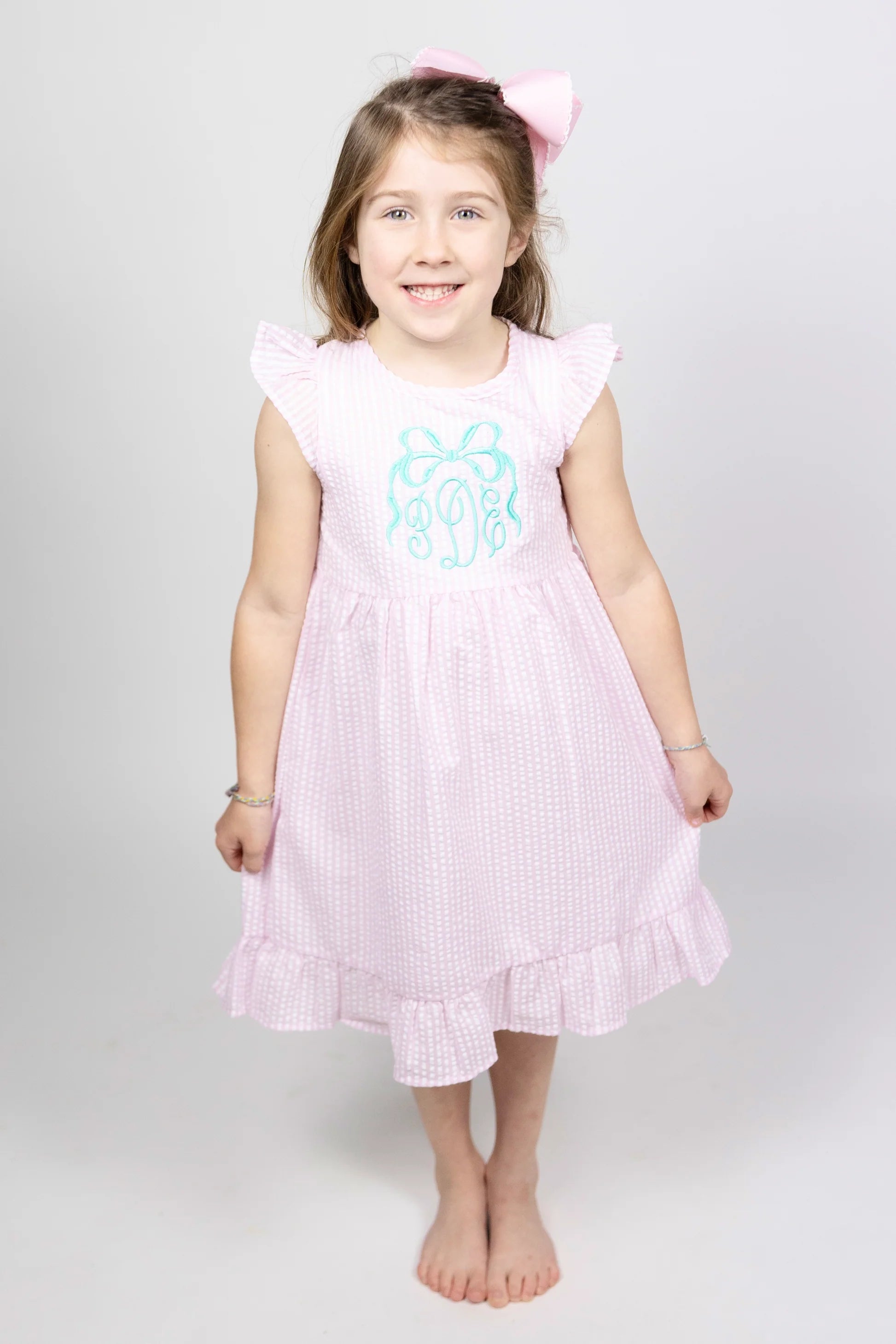 Girl's Seersucker Dress