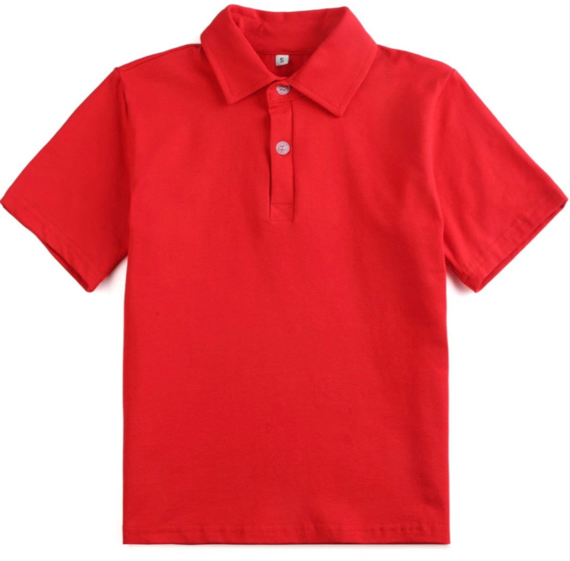 PRE ORDER Blue Gingham Custom 4th of July Boys Polo & Shorts Set