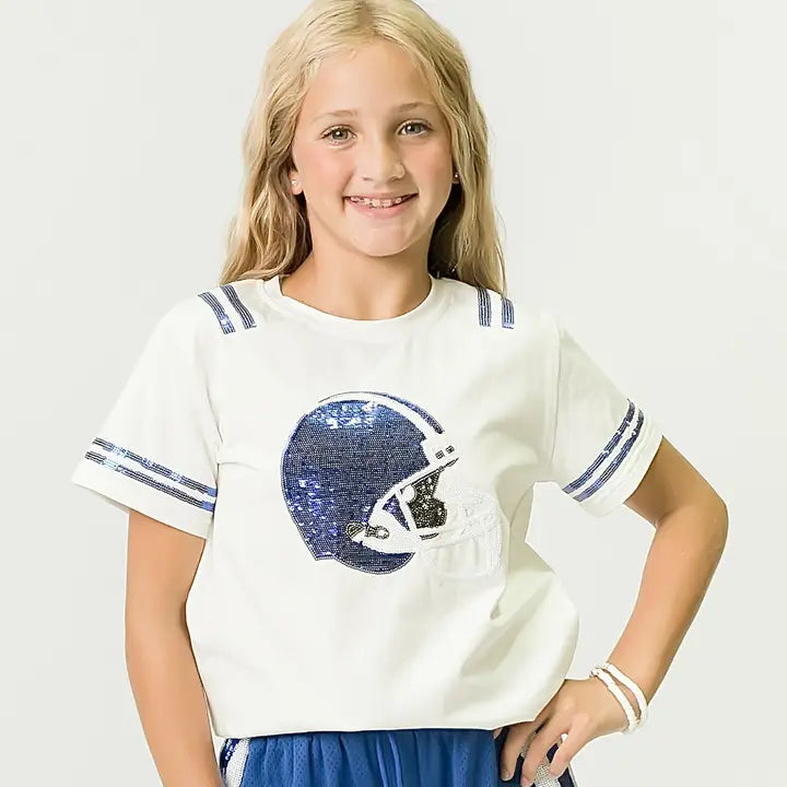 Sequin Helmet Top