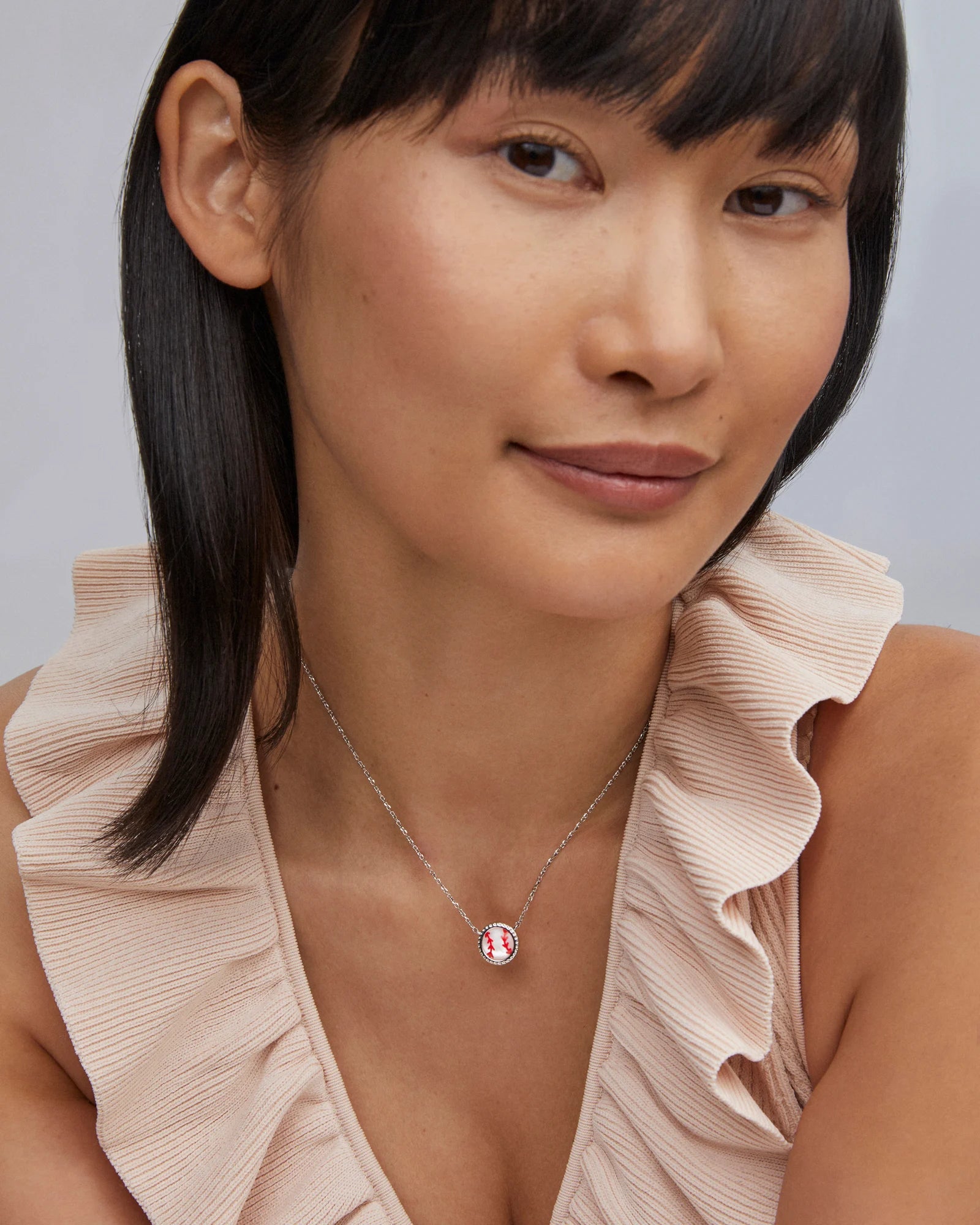 Kendra Scott Baseball Necklace
