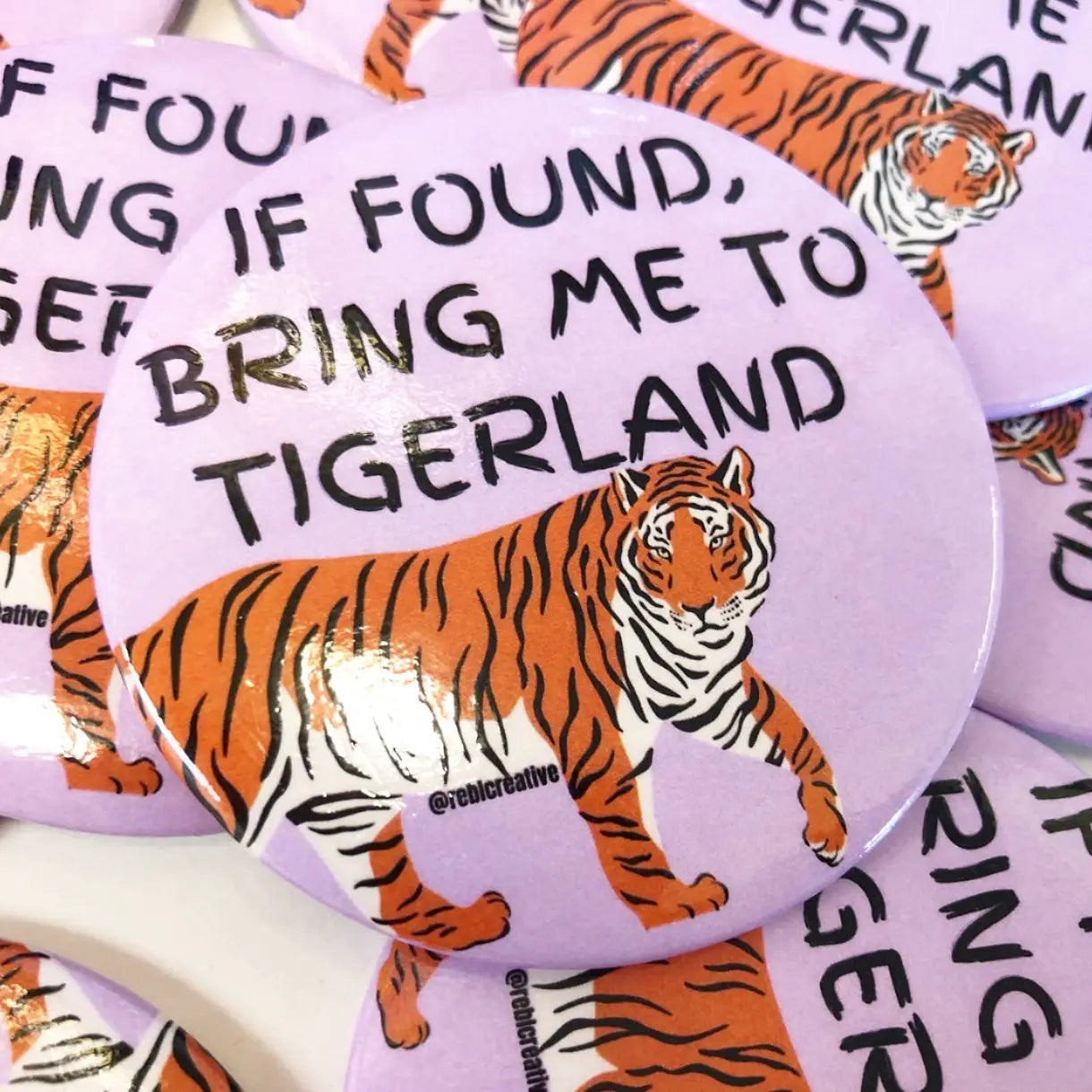 Tigerland Button