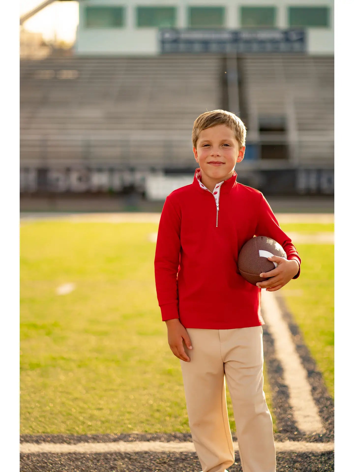 Boy's Game Day Quarter Zip