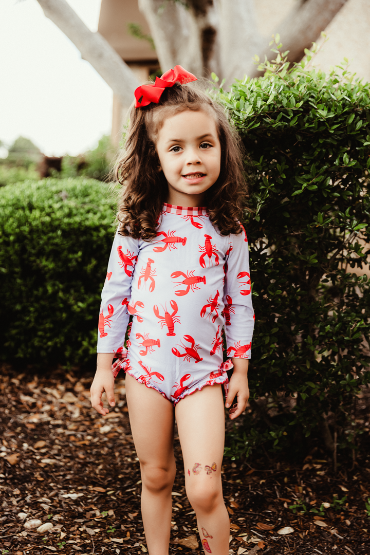 Girl's Ruffle Bottom Swimsuit Mommy & Me