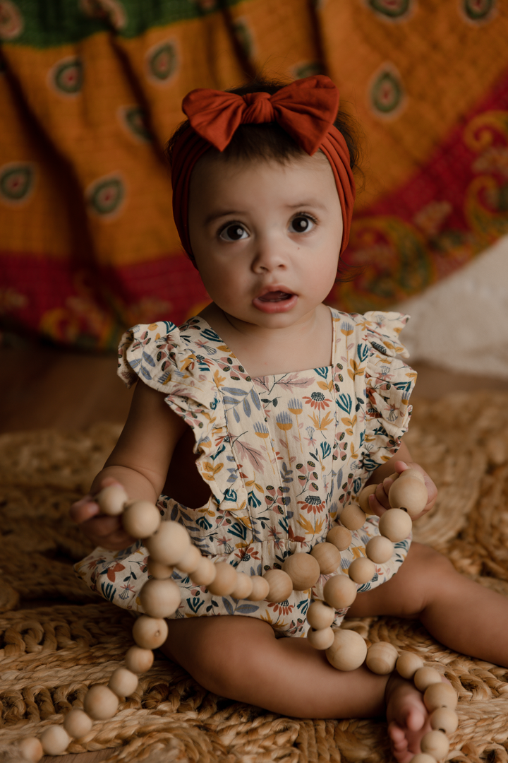 You Glow Girl Flutter Sleeve Romper